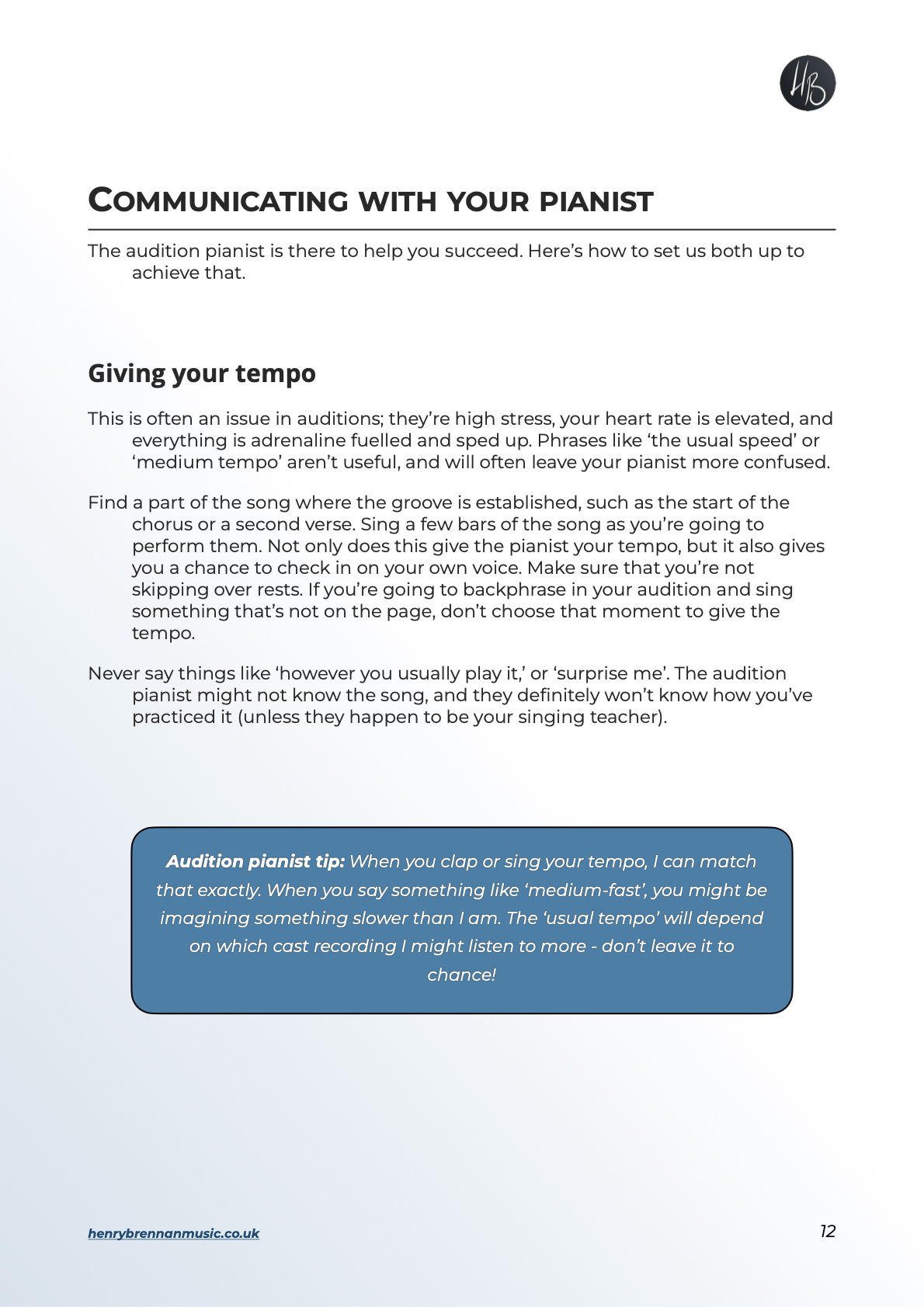 Preparing for a Musical Theatre Audition - Image 2